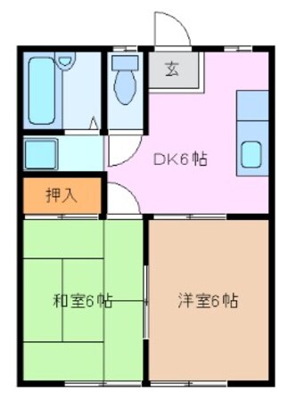 中川原駅 徒歩37分 1階の物件間取画像